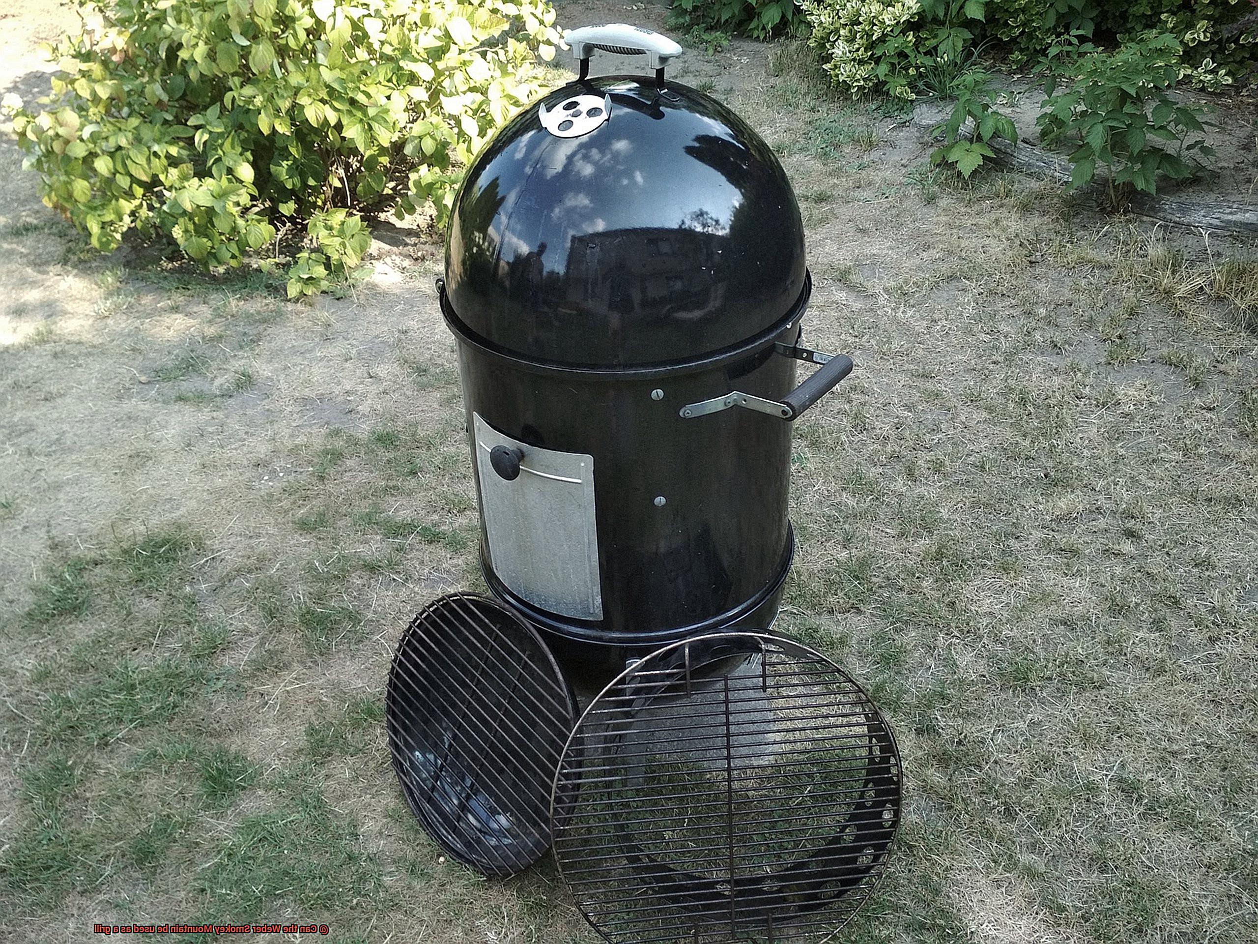 Can the Weber Smokey Mountain be used as a grill-6