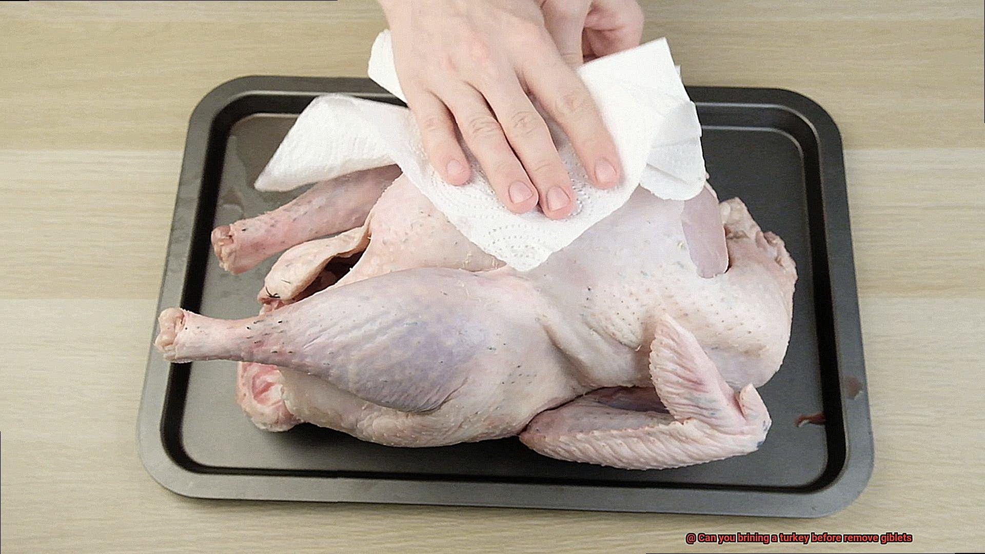Can you brining a turkey before remove giblets-2