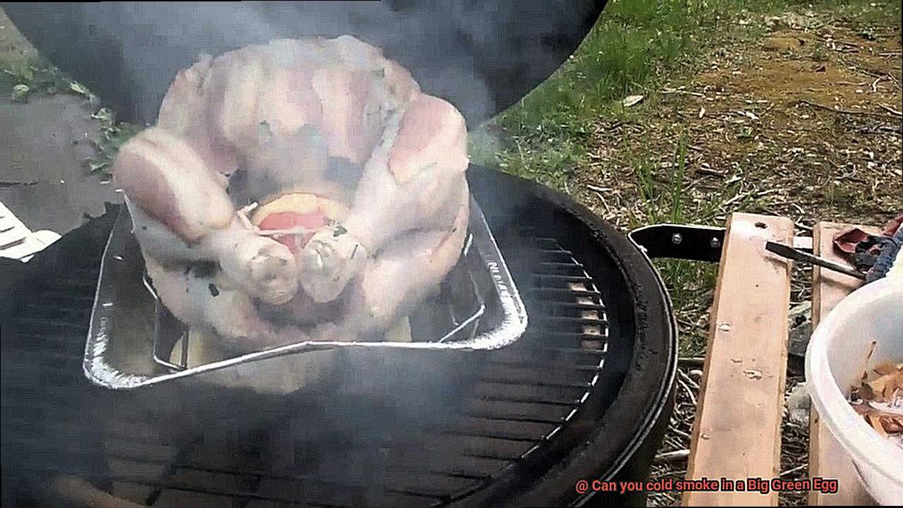 Can you cold smoke in a Big Green Egg-9