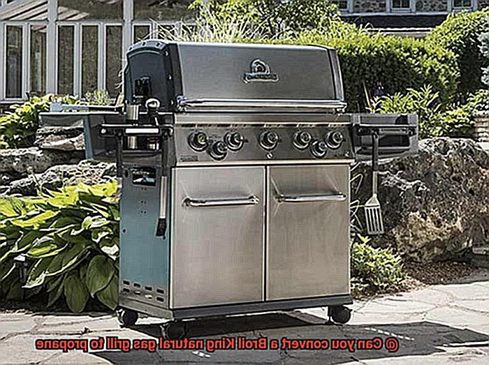 Can you convert a Broil King natural gas grill to propane-3