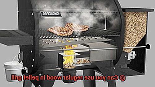 Can you use regular wood in pellet grill-4