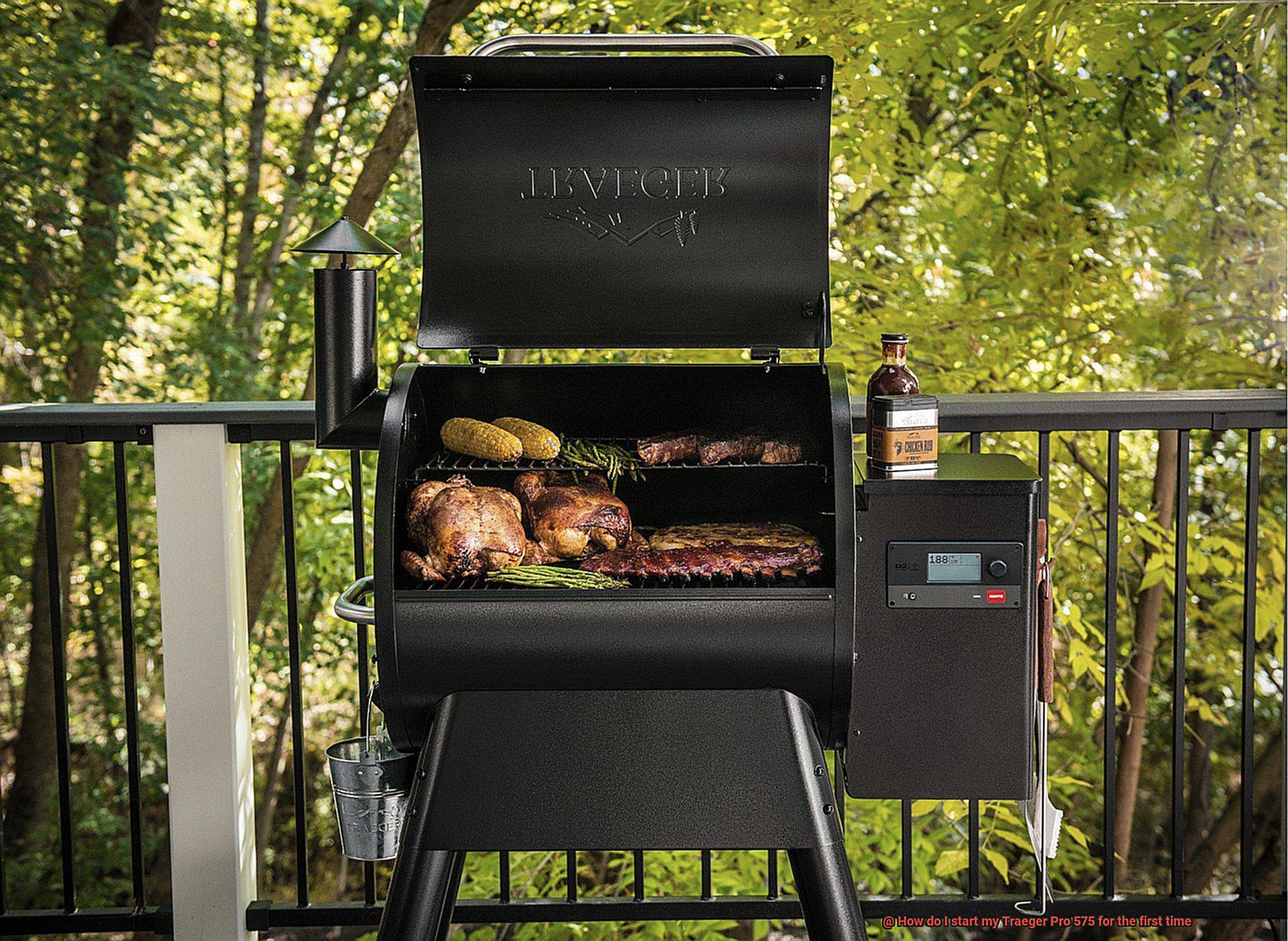 How do I start my Traeger Pro 575 for the first time-3