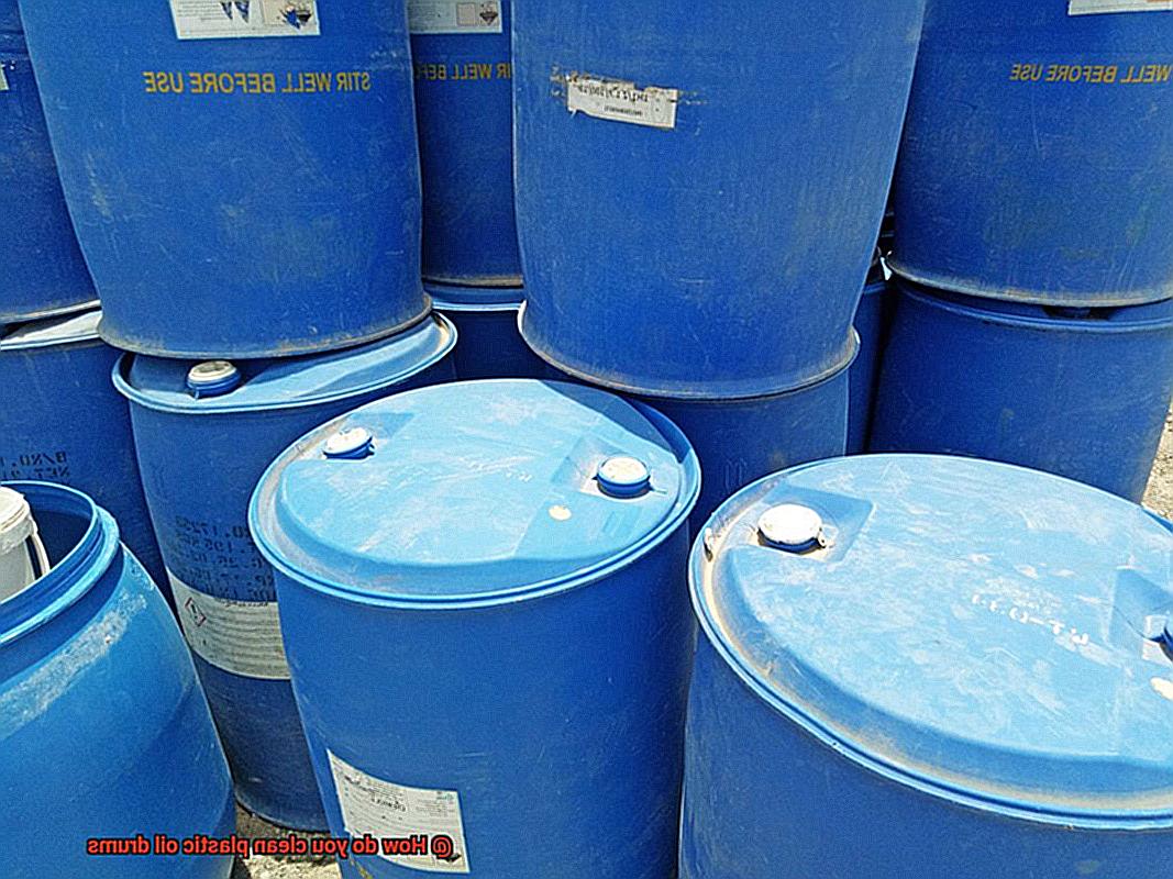 How do you clean plastic oil drums-3