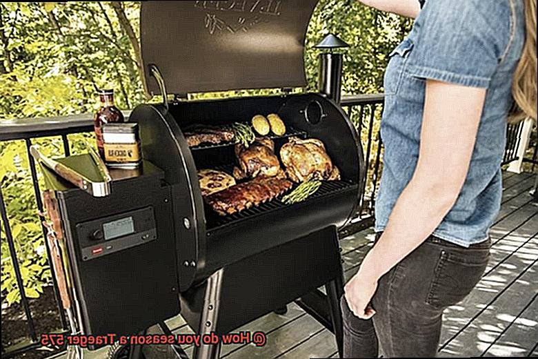 How do you season a Traeger 575-5