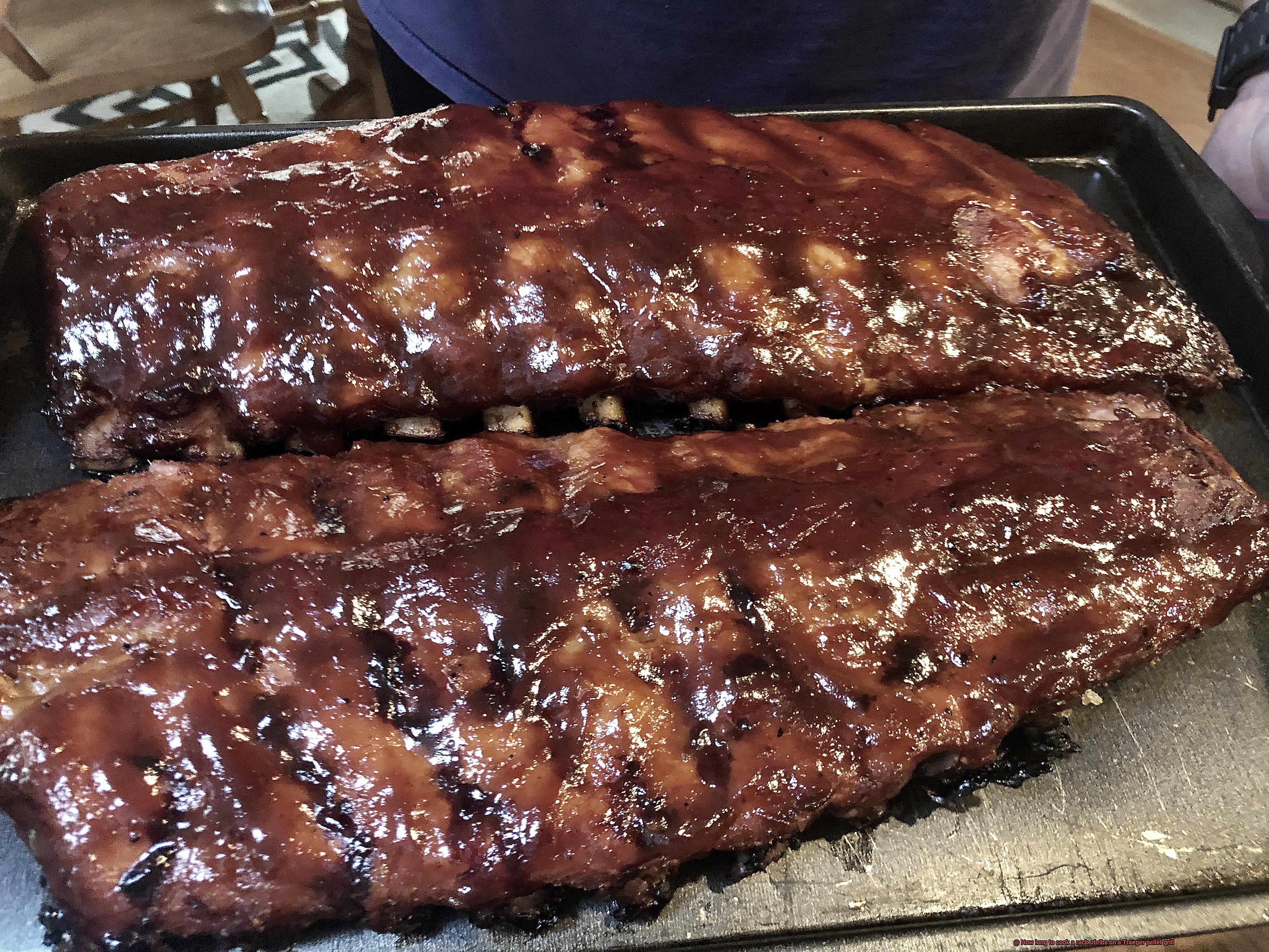 How long to cook a rack of ribs on a Traeger pellet grill-4