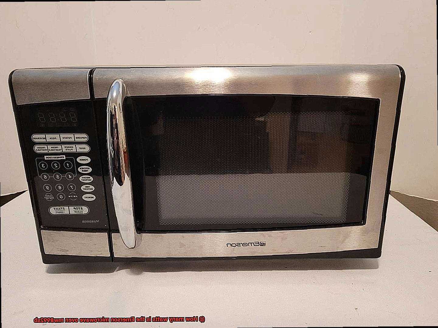 How many watts is the Emerson microwave oven mw8992sb-7