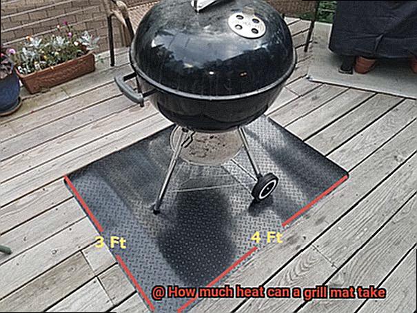 How much heat can a grill mat take-2