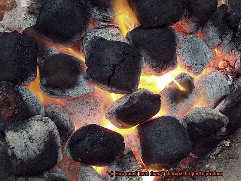 How much heat does 1 charcoal briquette produce-4