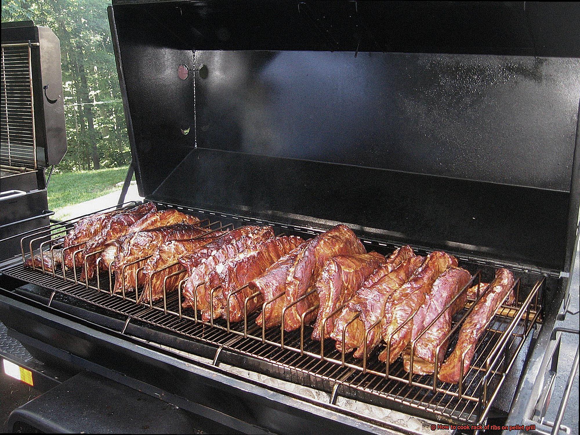 How to cook rack of ribs on pellet grill-5