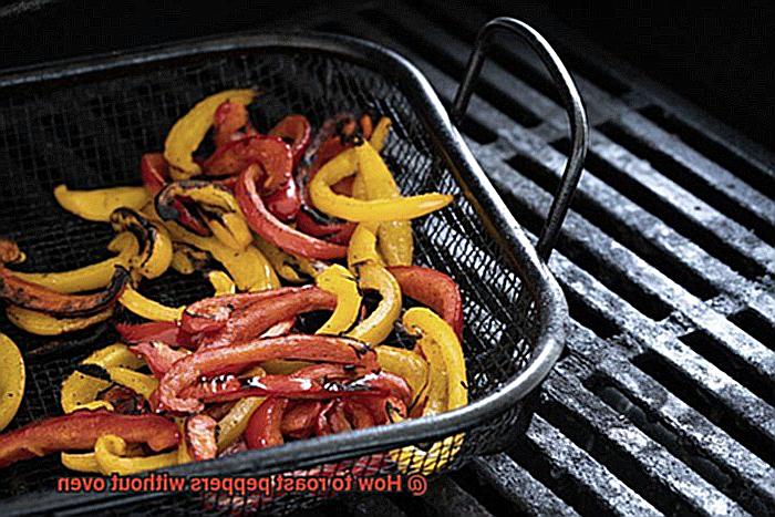 How to roast peppers without oven-2