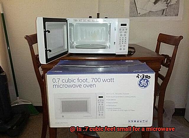 Is .7 cubic feet small for a microwave-2