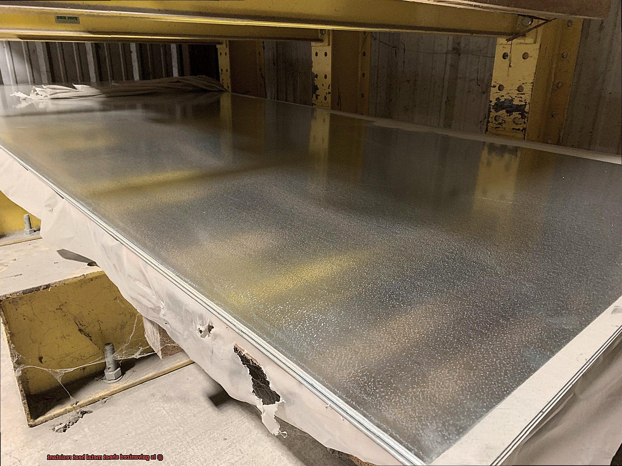 Is galvanized sheet metal heat resistant? Pastime Bar And Grill