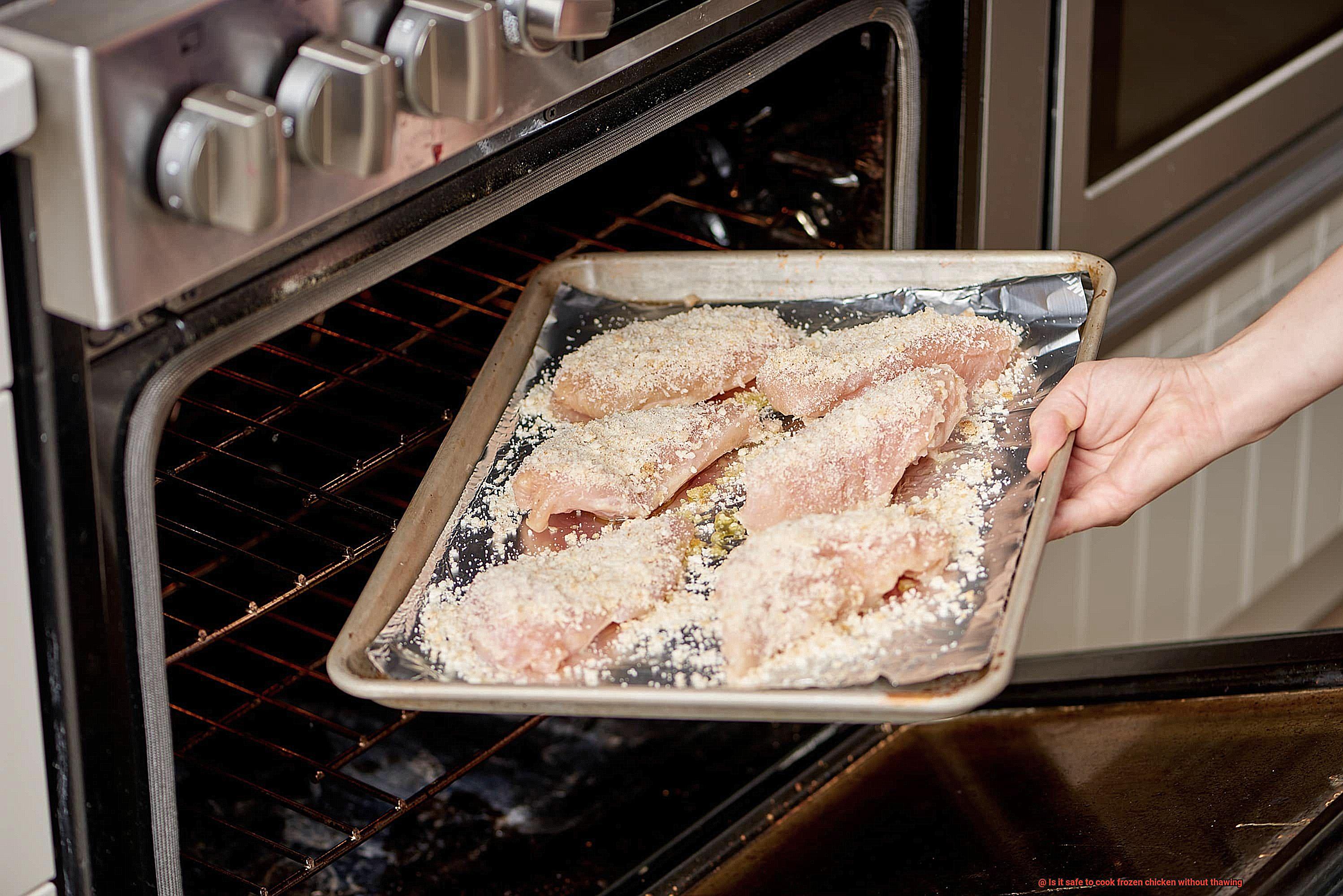 Is it safe to cook frozen chicken without thawing-9