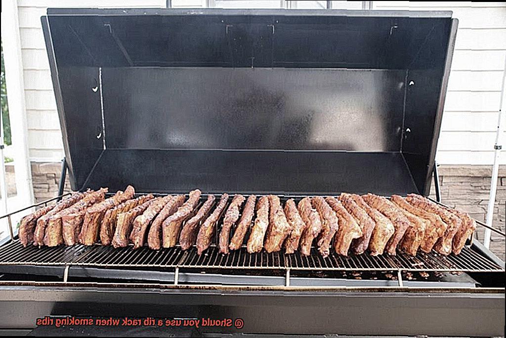 Should you use a rib rack when smoking ribs-3