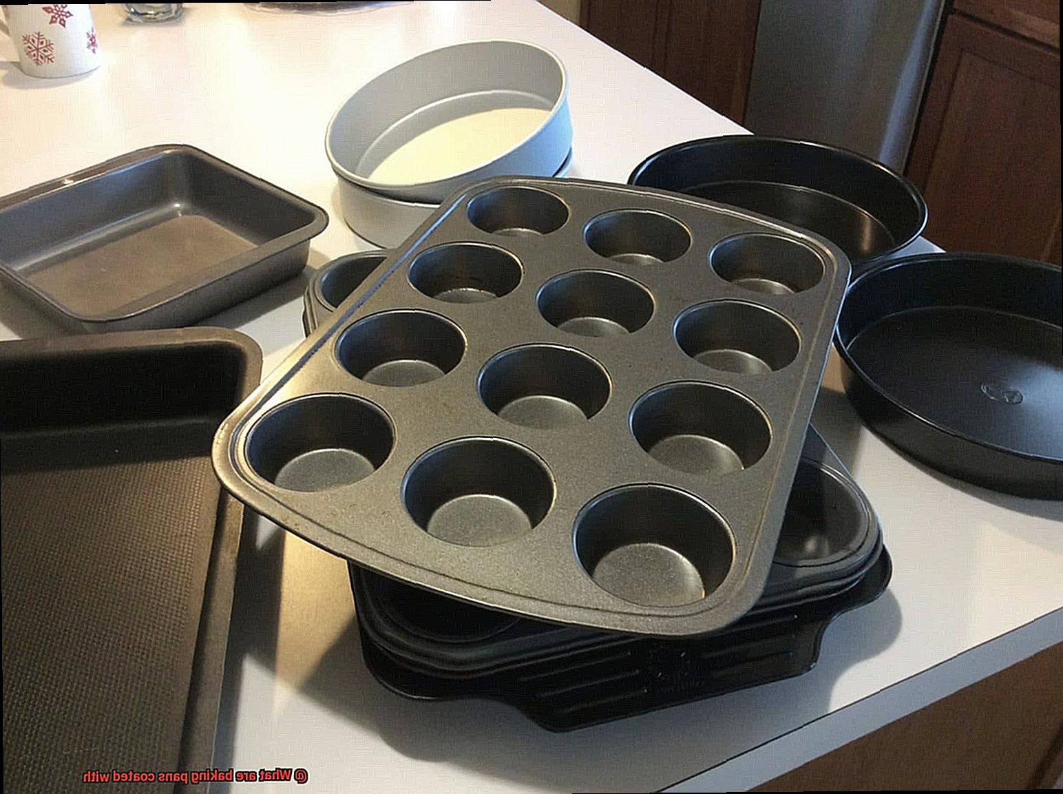 What are baking pans coated with-4