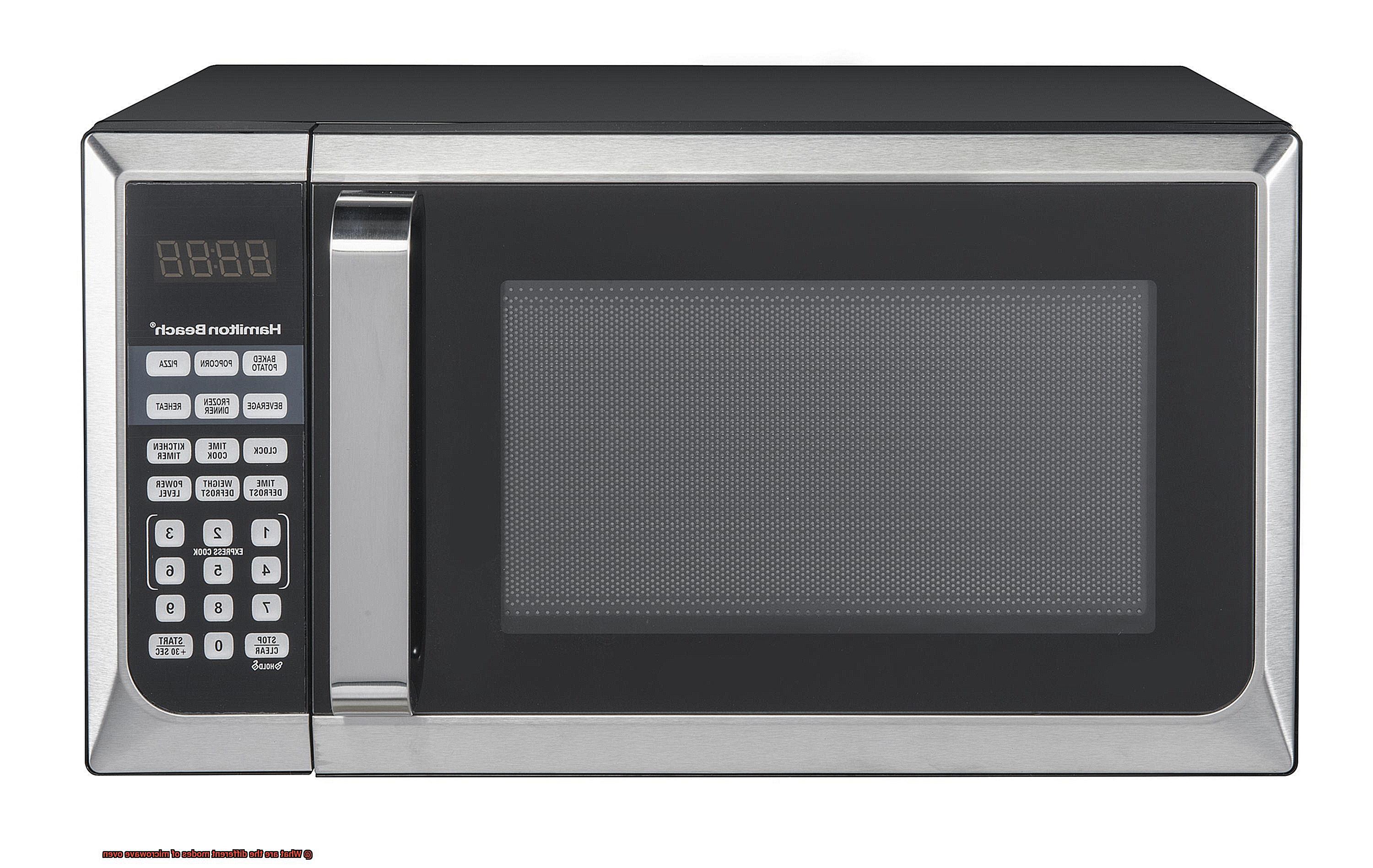 What are the different modes of microwave oven-7