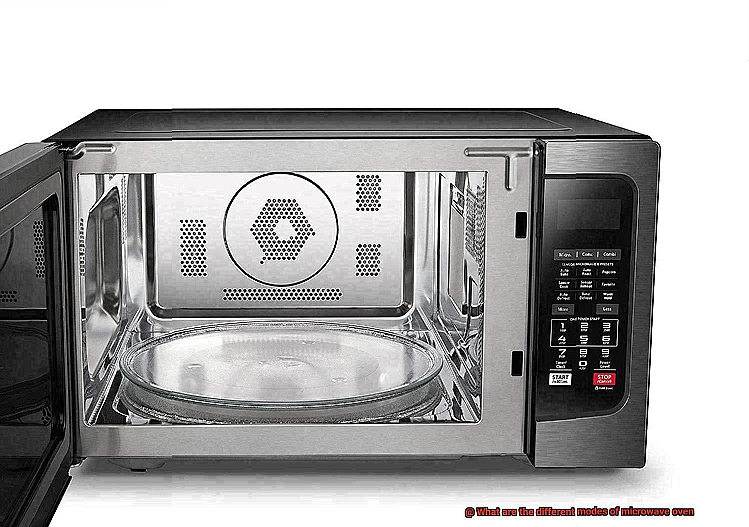 What are the different modes of microwave oven-5