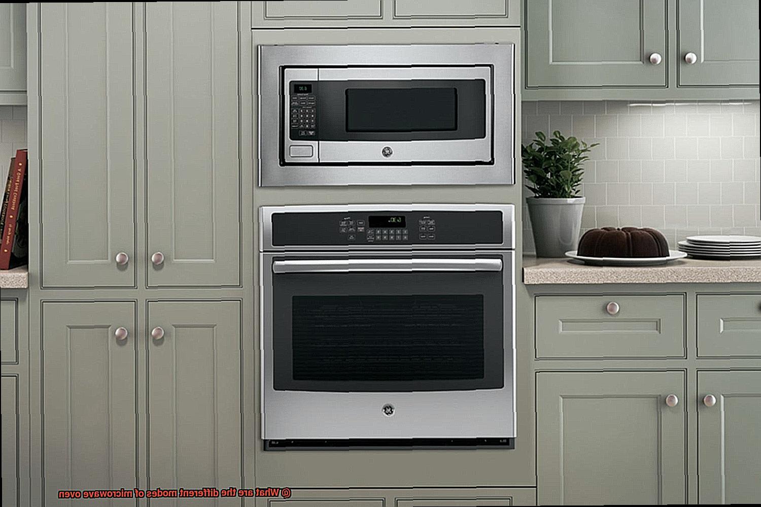 What are the different modes of microwave oven-6