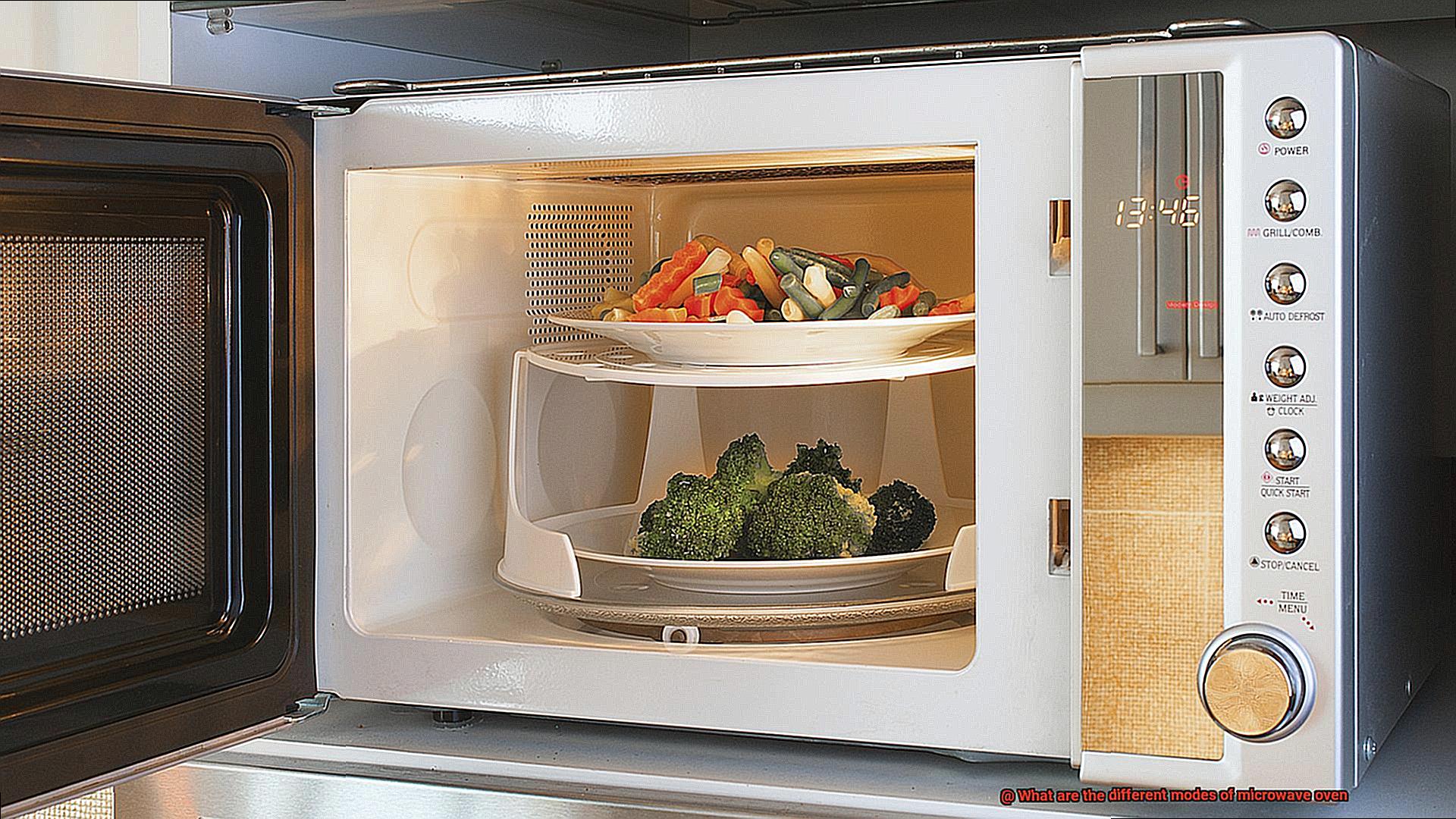 What are the different modes of microwave oven-4