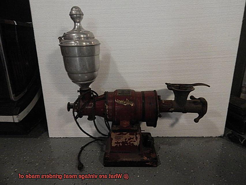 What are vintage meat grinders made of-6