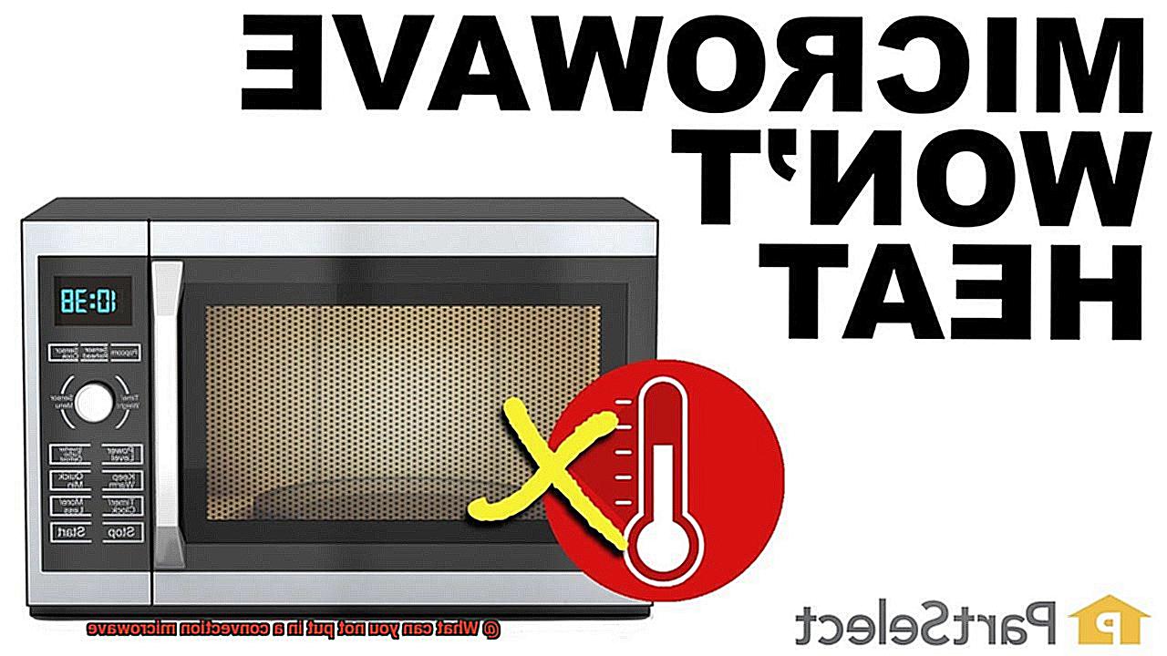 What can you not put in a convection microwave-8