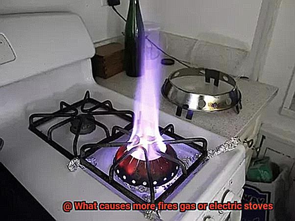 What causes more fires gas or electric stoves-2