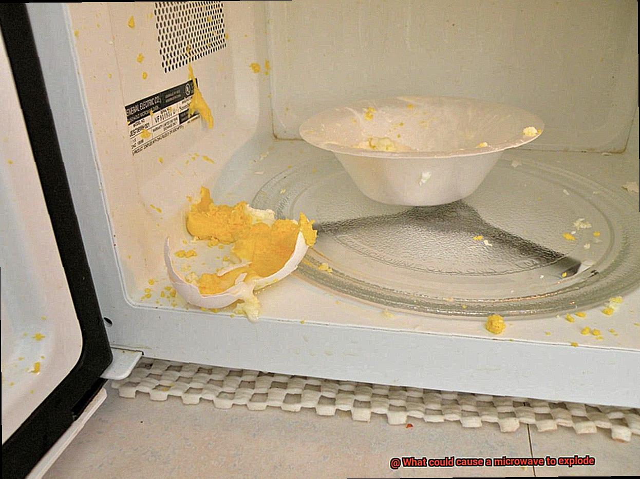 What could cause a microwave to explode-3