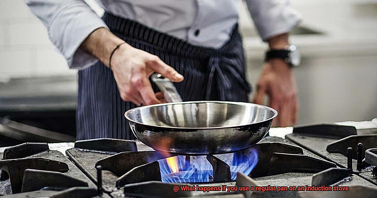 What happens if you use a regular pan on an induction stove-2