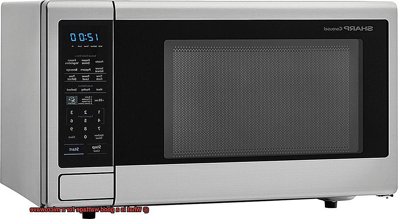 What is a good wattage for a microwave-4