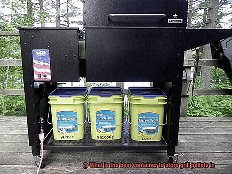 What is the best container to store grill pellets in-2