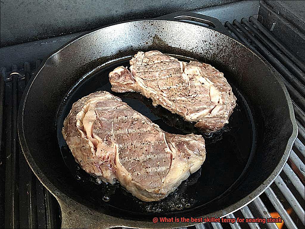 What is the best skillet temp for searing steak-5