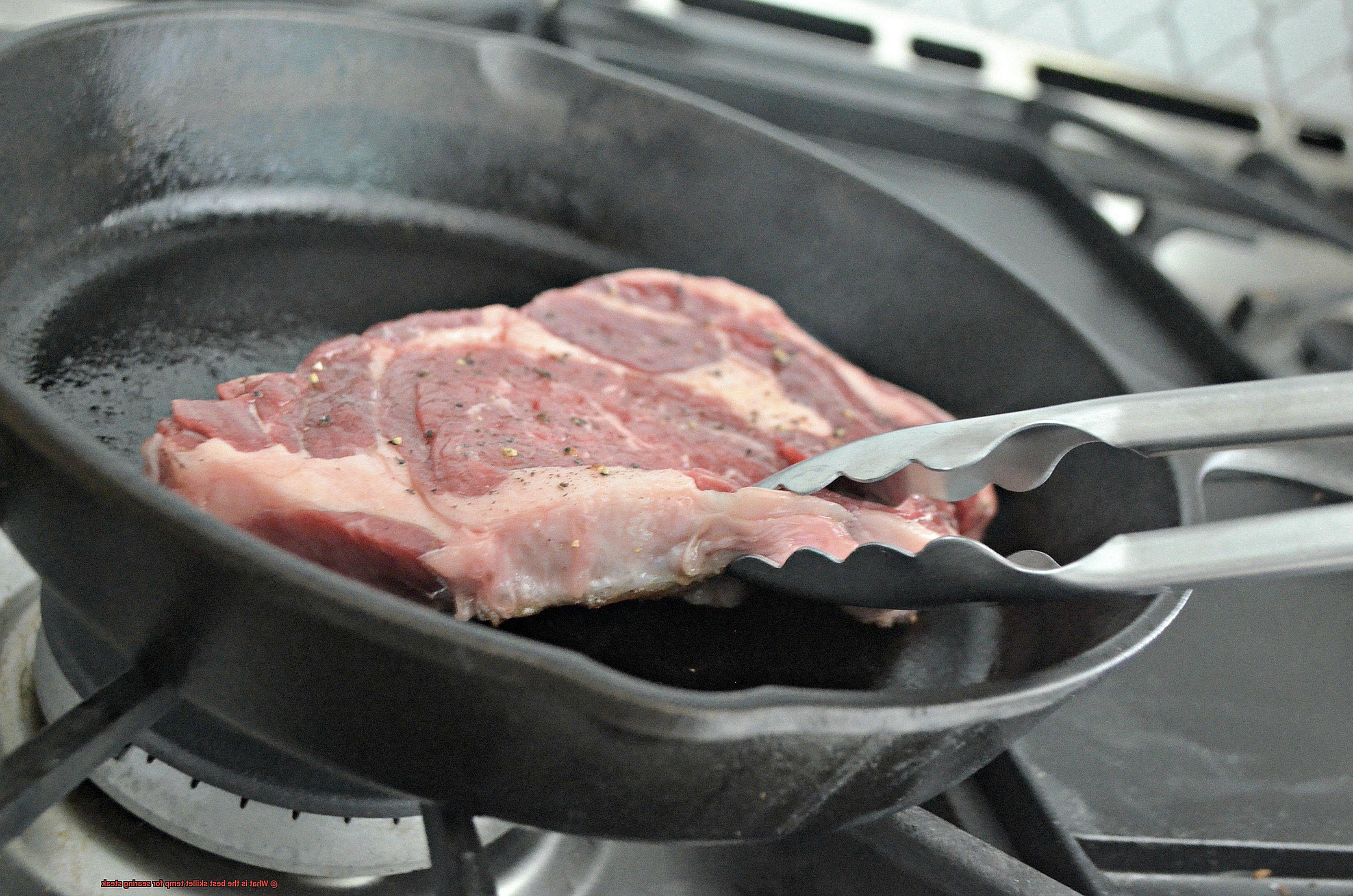 What is the best skillet temp for searing steak? Pastime Bar And Grill