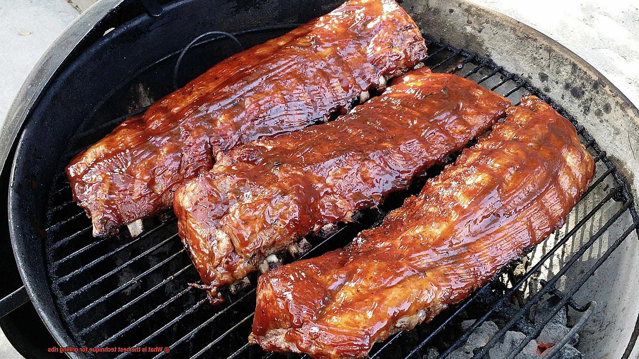 What is the best technique for grilling ribs-8