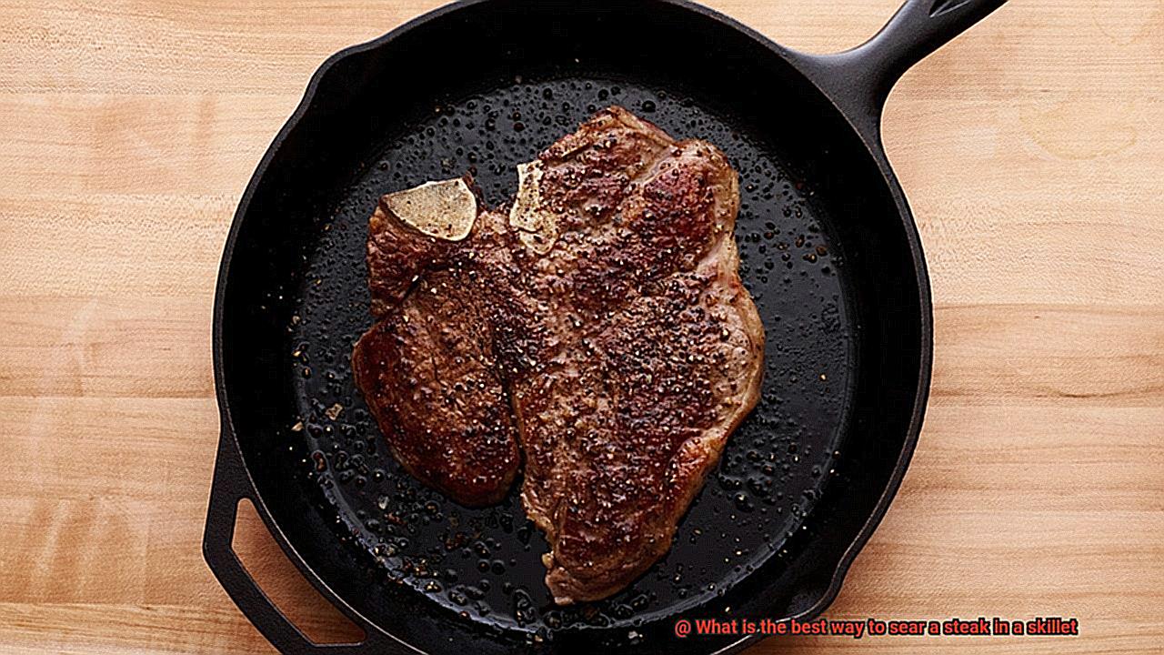 What is the best way to sear a steak in a skillet-9