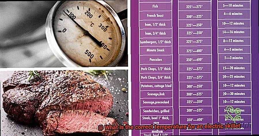 What is the correct temperature for an electric skillet-7