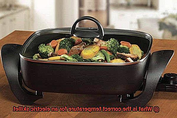 What is the correct temperature for an electric skillet-4