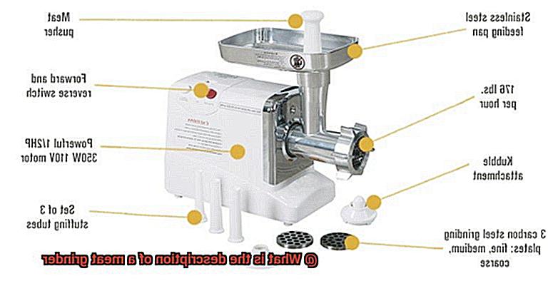 What is the description of a meat grinder-5