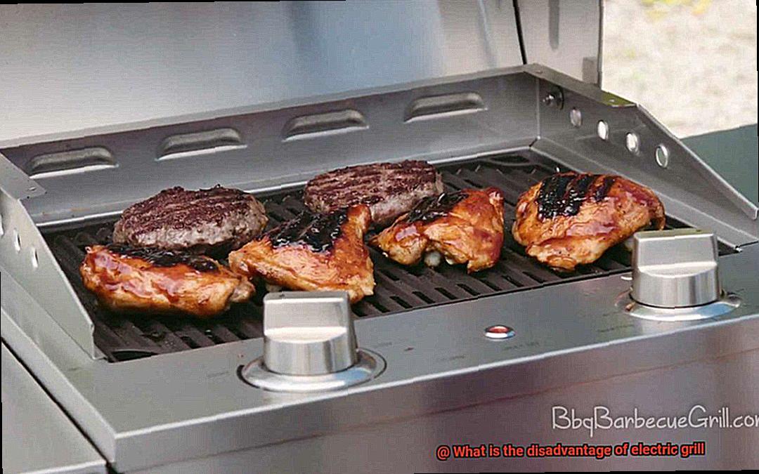 What is the disadvantage of electric grill-4