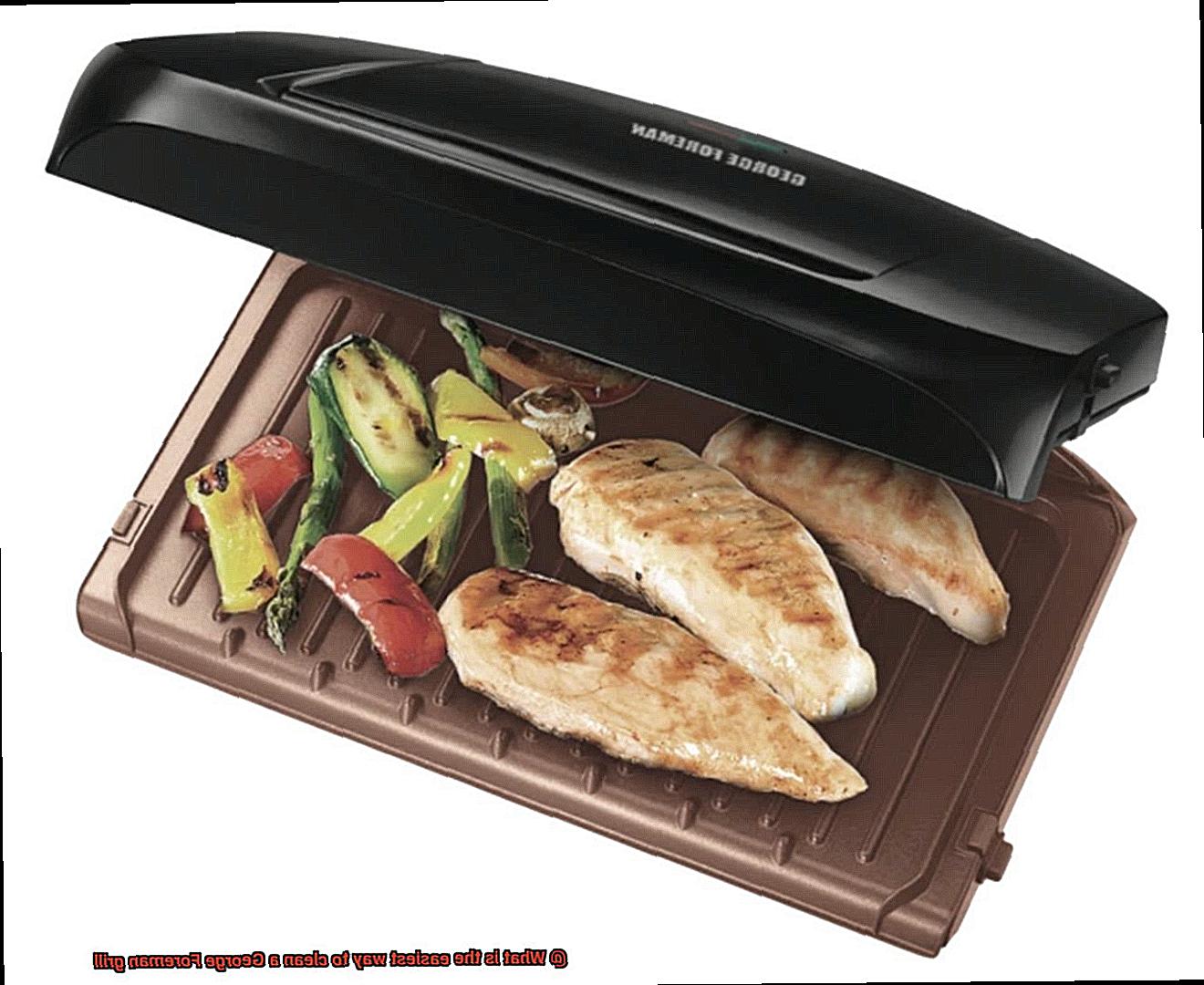 What is the easiest way to clean a George Foreman grill-4