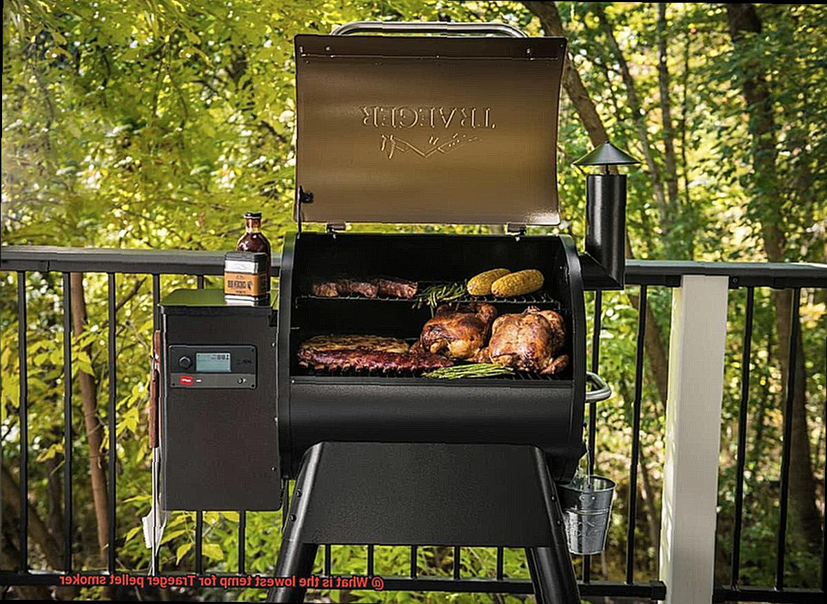 What is the lowest temp for Traeger pellet smoker-8