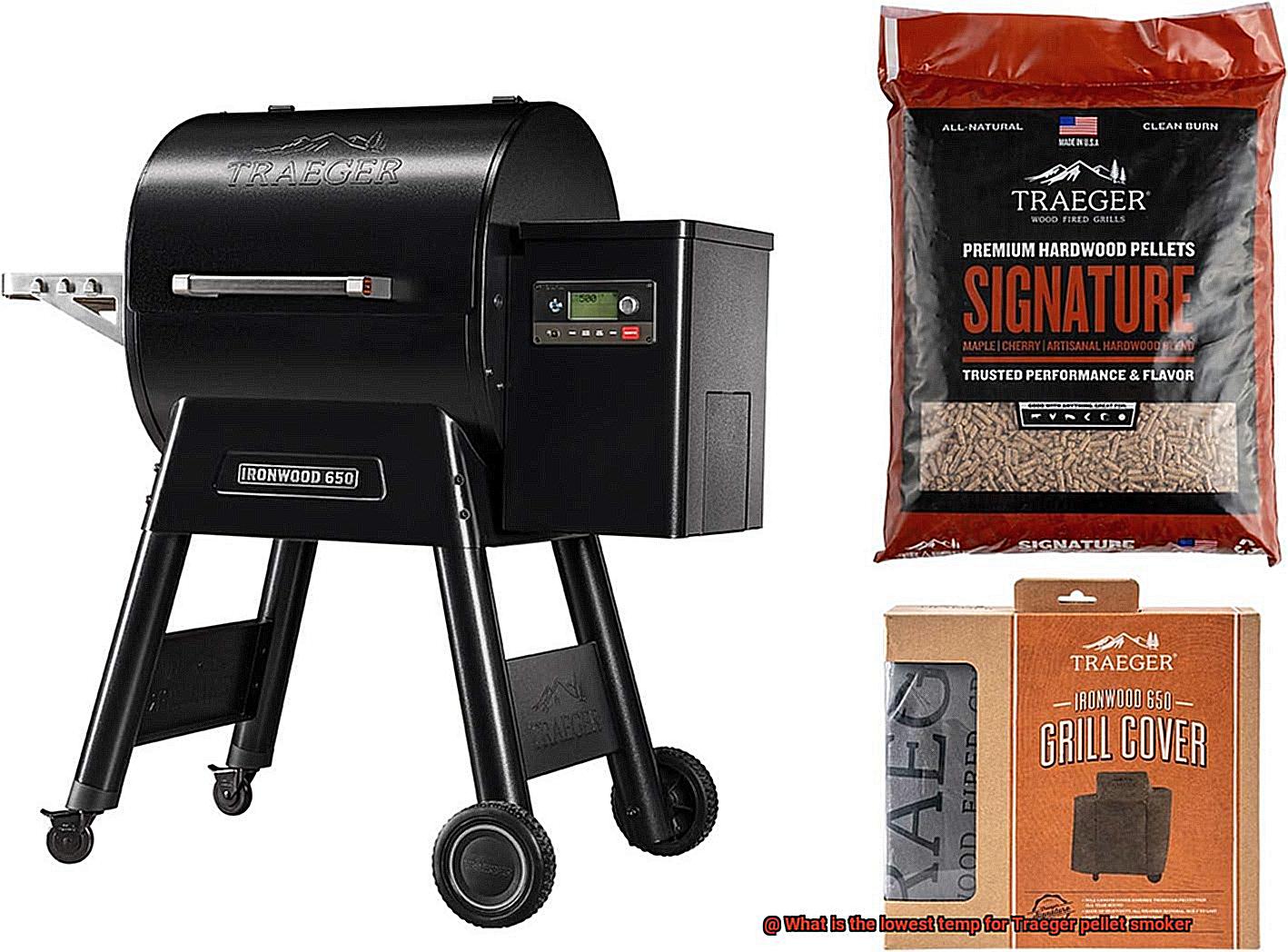 What is the lowest temp for Traeger pellet smoker-3