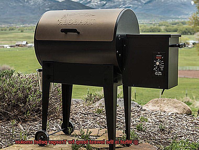 What is the lowest temp for Traeger pellet smoker-5