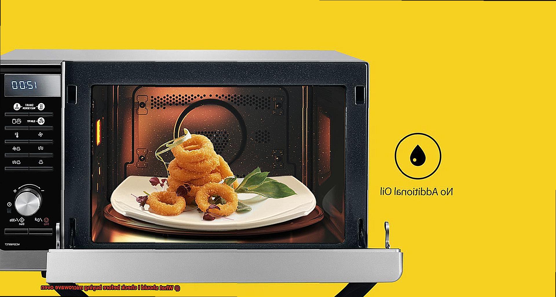 What should I check before buying microwave oven-7