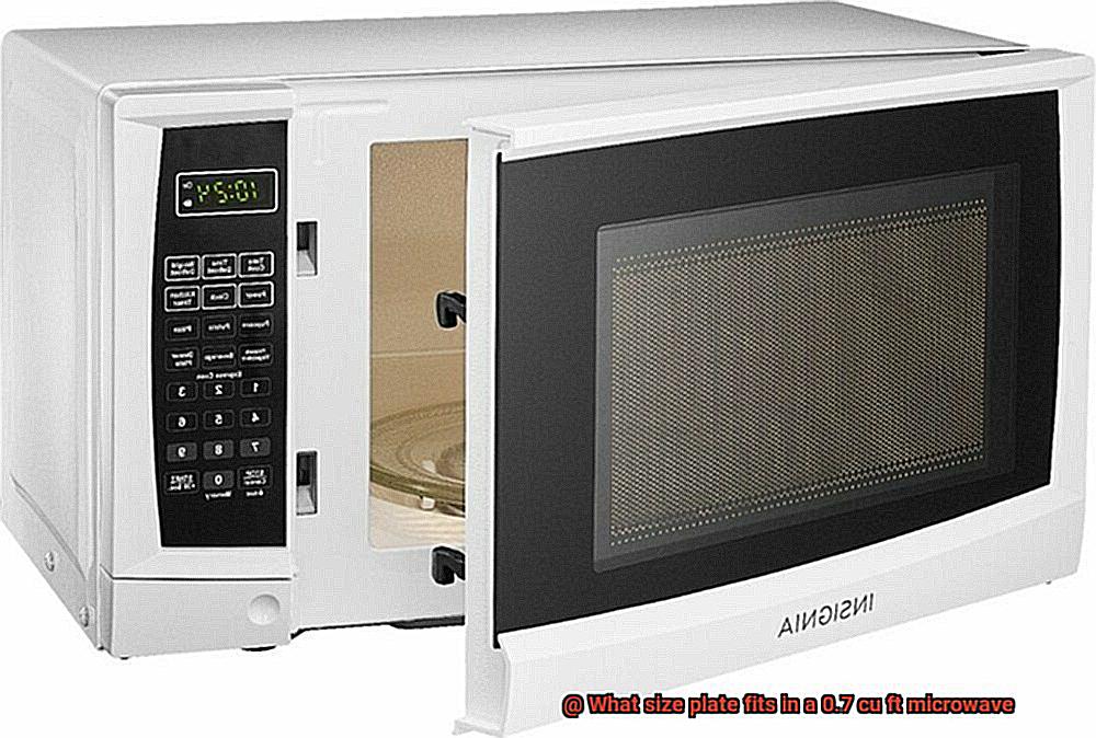 What size plate fits in a 0.7 cu ft microwave-2