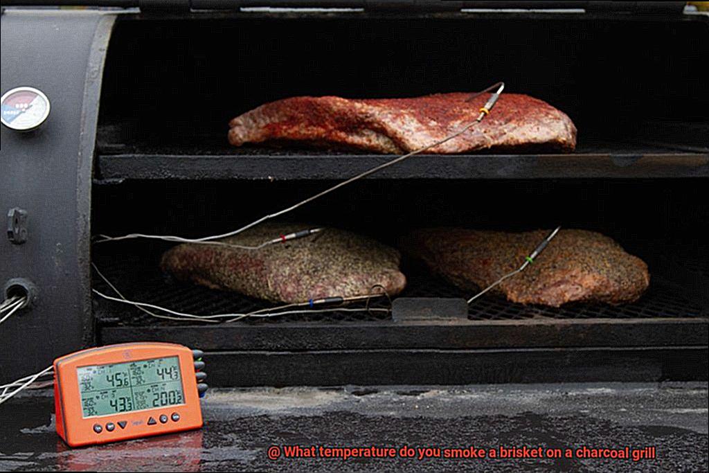 What temperature do you smoke a brisket on a charcoal grill-3