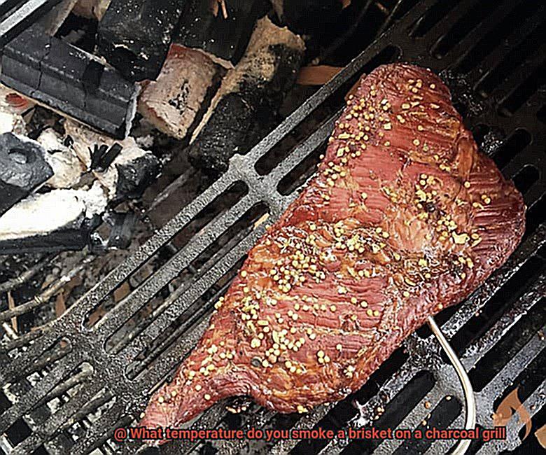 What temperature do you smoke a brisket on a charcoal grill-2