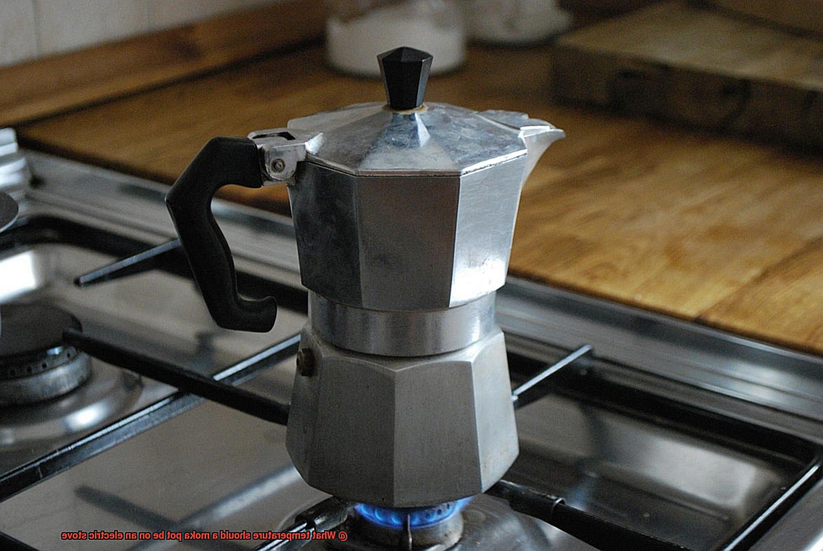 What temperature should a moka pot be on an electric stove-3