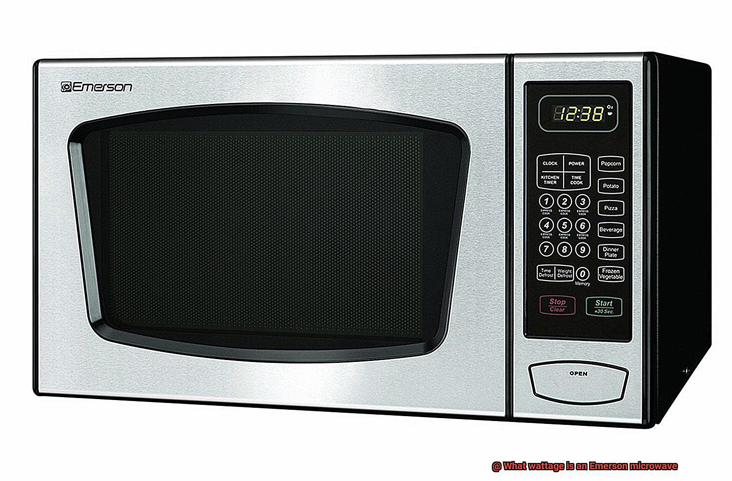 What wattage is an Emerson microwave-2