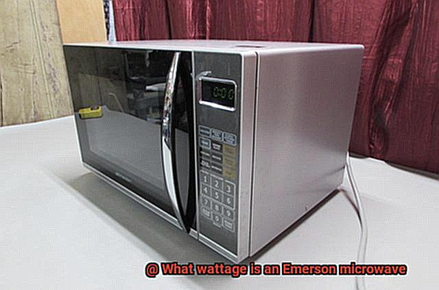 What wattage is an Emerson microwave-5
