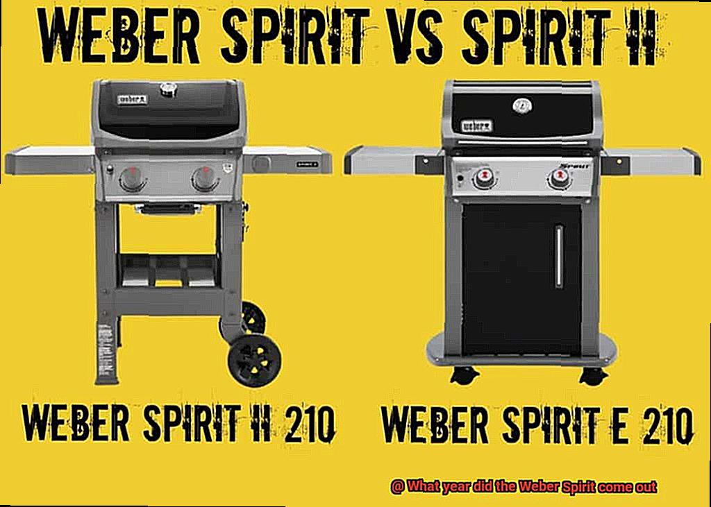 What year did the Weber Spirit come out-3